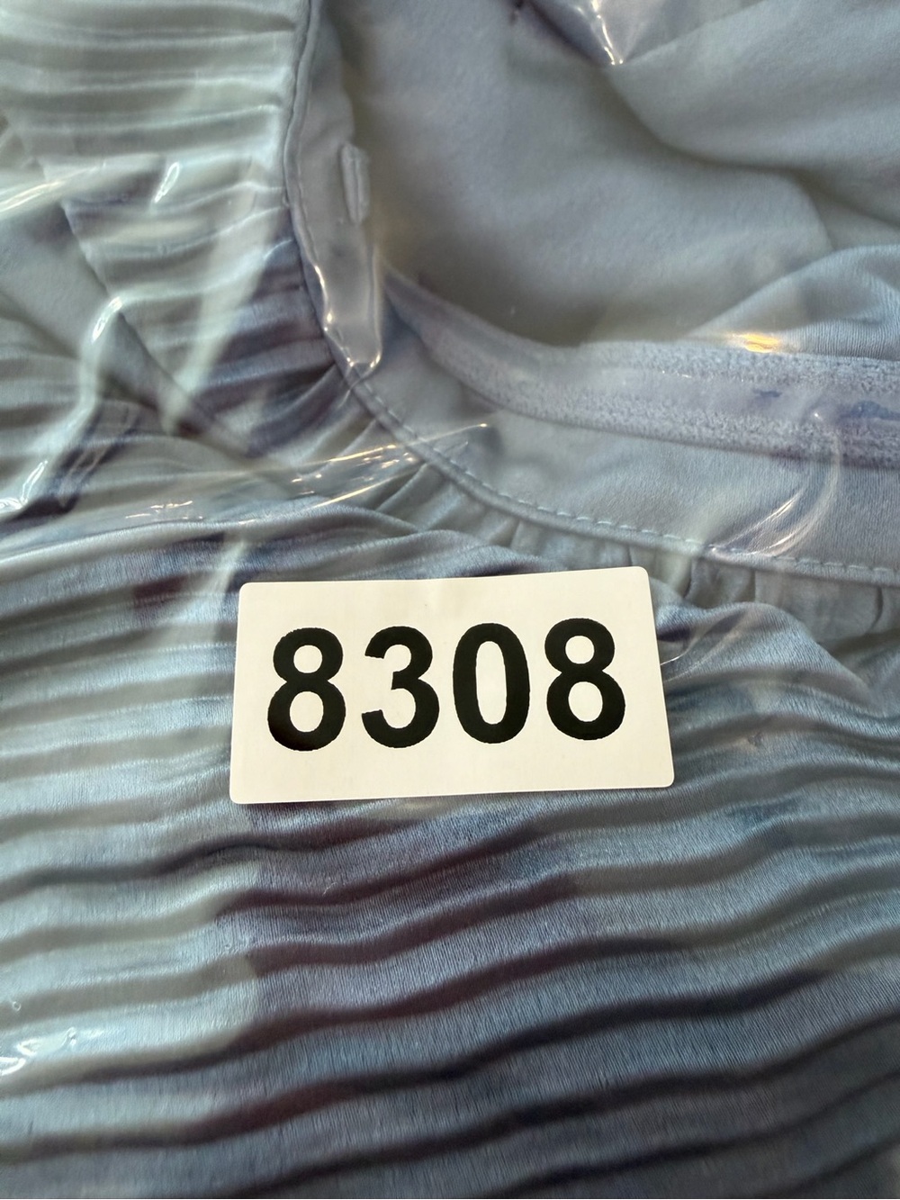 Abercrombie & Fitch Strapless Pleat Release Midi Dress Blue Medium 8308 - Picture 10 of 10